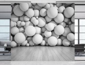 טפט | כדורי תלת מימד על פרקט