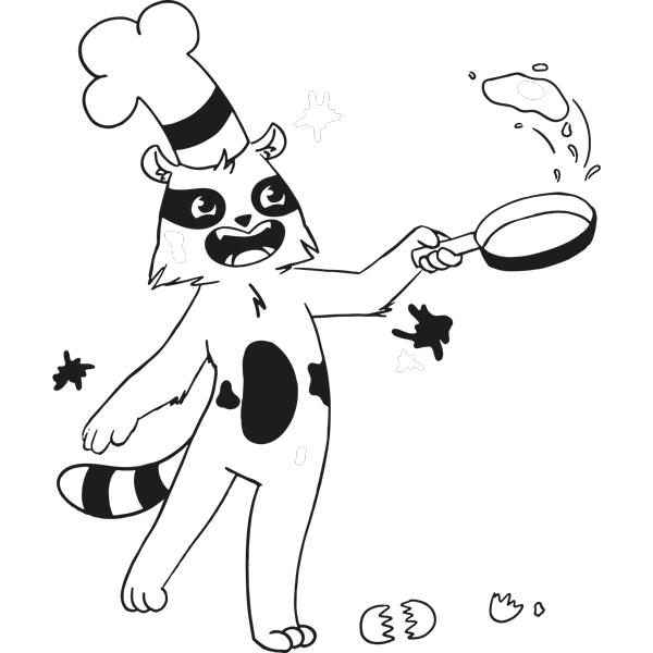 מדבקת קיר - ניקולס הדביבון הטבח