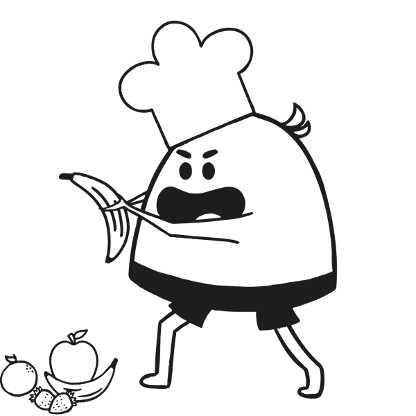 מדבקת קיר - טים השובב במטבח