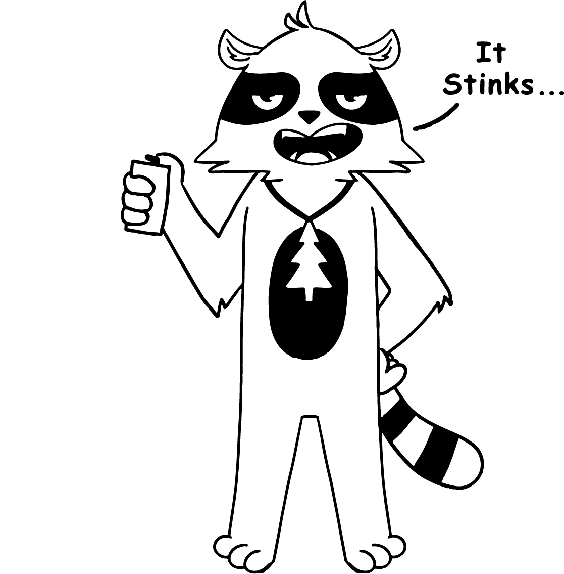 מדבקת קיר - ניקולס הדביבון הריחני