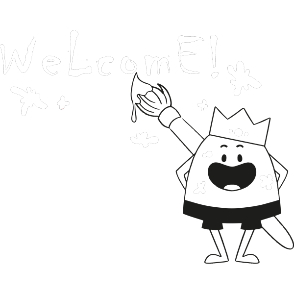 מדבקת קיר - טים השובב מצייר על קירות