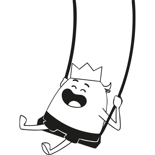 מדבקת קיר | טים השובב על נדנדה