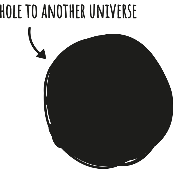 מדבקת קיר | פתח למימד אחר