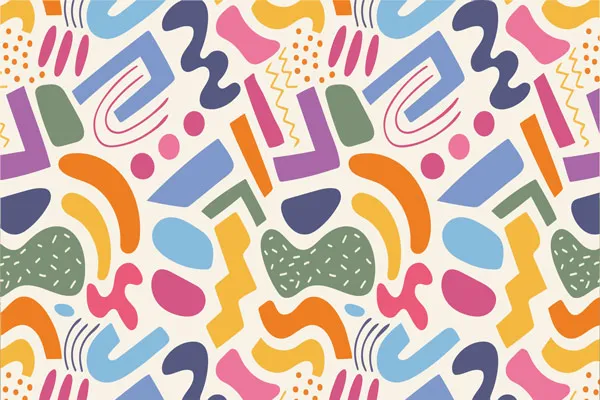 טפט | צורות צבעוניות