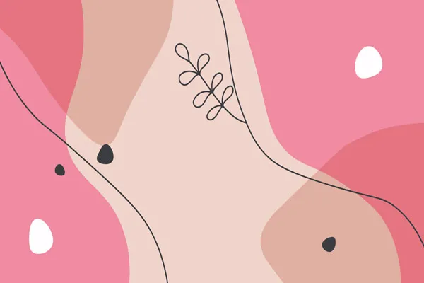 טפט | צורות אבסטרקטיות בגווני ורוד