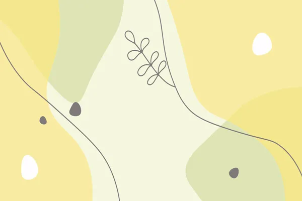 טפט | צורות אבסטרקטיות בגווני צהוב