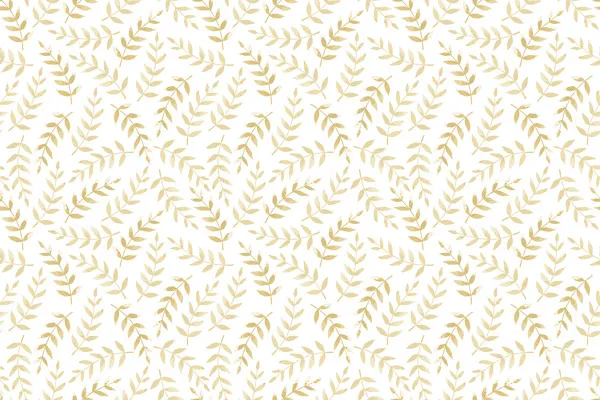 טפט | עלים צהובים מצוירים על רקע לבן