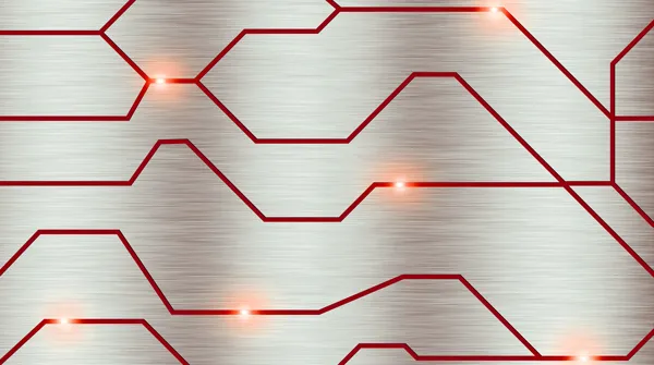 טפט | מתכת ואורות אדומים