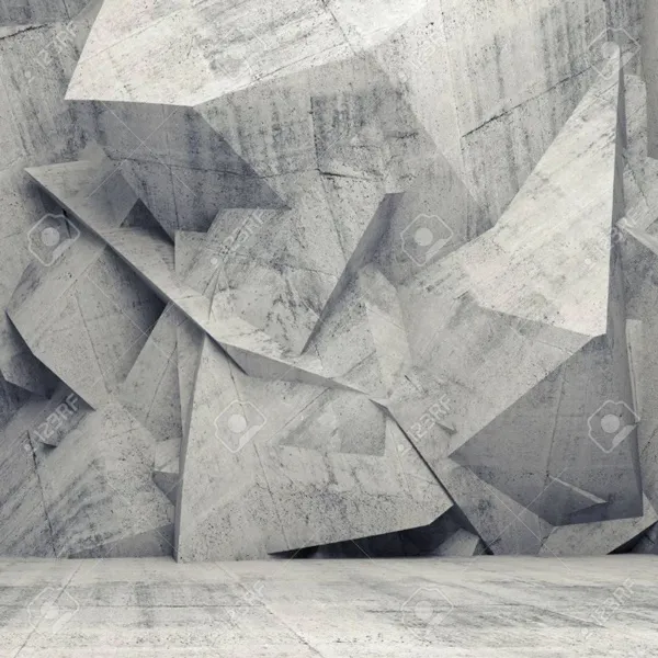 טפט | צורות בטון אפורות