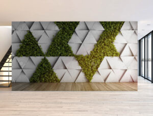 טפט | תלתנים ומשולשים תלת מימד בשקיעה