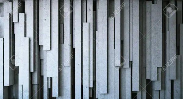 טפט | רצועות בטון תלת מימדיים