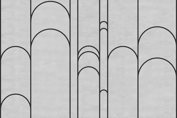 טפט | טקסטורת בטון ופסים מעוצבים