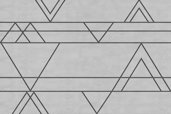 טפט | טקסטורת בטון ומשולשים מעוצבים