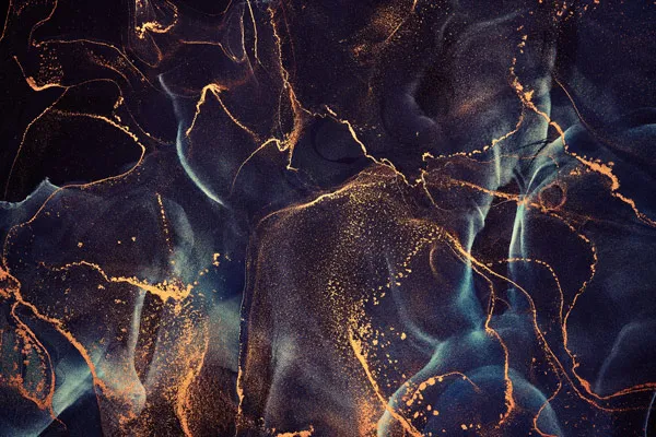 טפט | צורות שיש אבסטרקטי קסום על רקע כהה