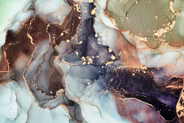 טפט | צורות שיש אבסטרקטי בצבעים כהים