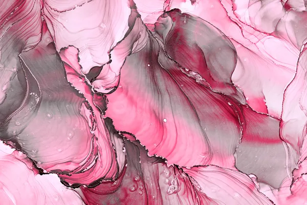 טפט | צורות שיש אבסטרקטי בורוד ואפור