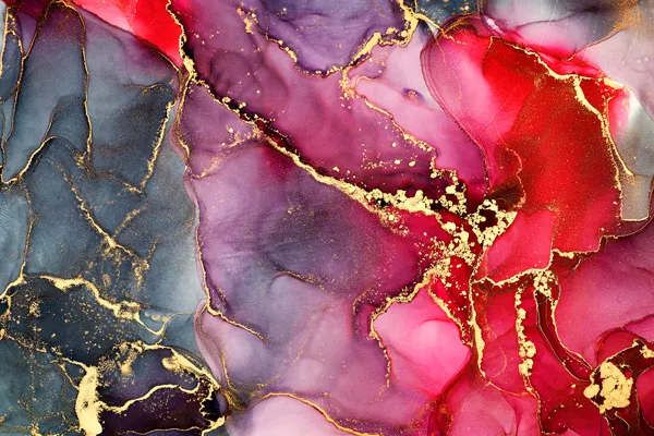 טפט | צורות שיש אבסטרקטי בצבעי לבה