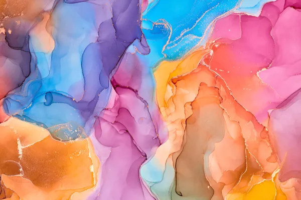 טפט | צורות שיש אבסטרקטי בצבעי סגול ורוד ותכלת