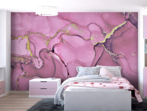 טפט | צורות עשן אבסטרקטי בצבעי ורוד