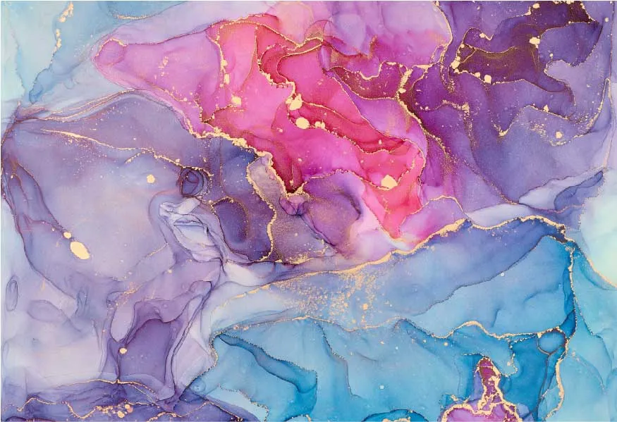 טפט | צורות שיש אבסטרקטי בצבע סגול ורדרד