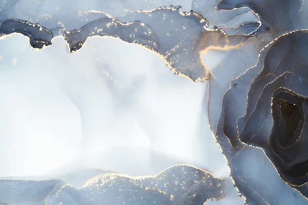 טפט | צורות שיש אבסטרקטי בצבעי כחול כהה וגווני אפור