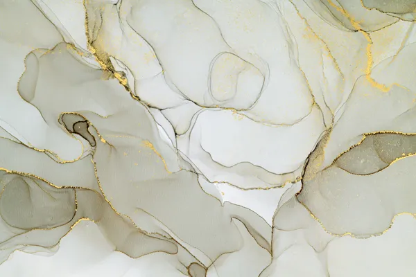 טפט | צורות שיש אבסטרקטי בצבעי ירוק זית בהיר