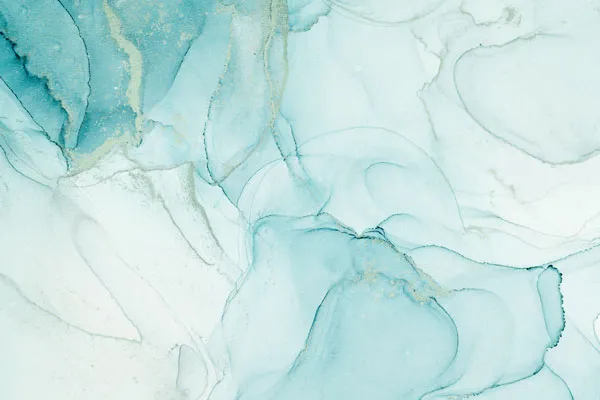 טפט | צורות שיש אבסטרקטי בצבעי טורקיז קר