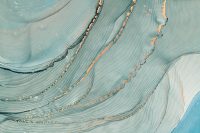 טפט | צורות שיש אבסטרקטי בצבעי טורקיז כהה