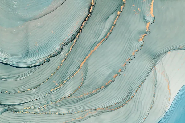 טפט | צורות שיש אבסטרקטי בצבעי טורקיז כהה