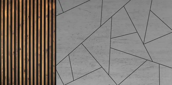 טפט | טקסטורת עץ ובטון