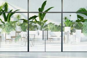 מדבקה חלבית | פסים דקים מרווחים מתקצרים