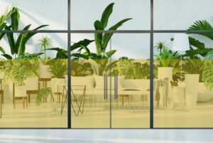 מדבקה חלבית | צורות גאומטריות זהובות