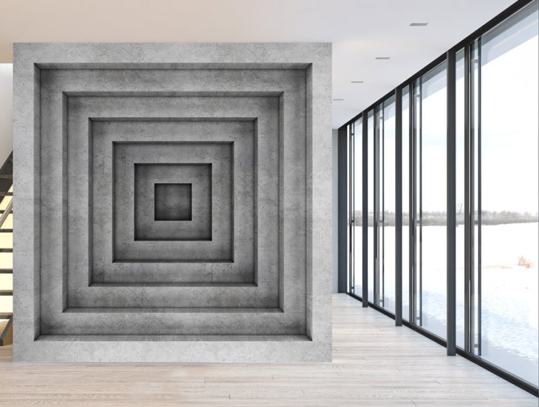 מדבקת טפט | בור בטון