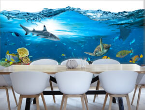 מדבקת טפט | חיים מתחת למים