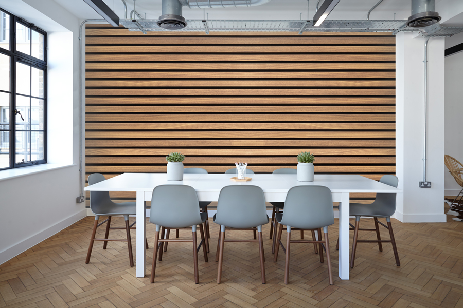 מדבקת טפט | שורות קרשים