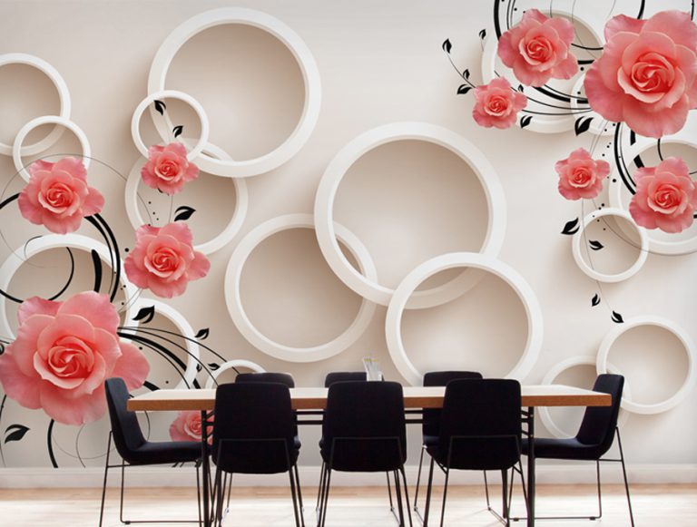 מדבקת טפט | טרבלים וורדים