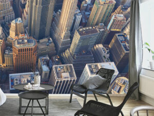 מדבקת טפט | עיר מלמעלה