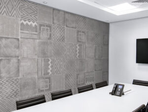 מדבקת טפט | אריחי בטון מעוצבים