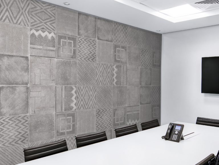 מדבקת טפט | אריחי בטון מעוצבים