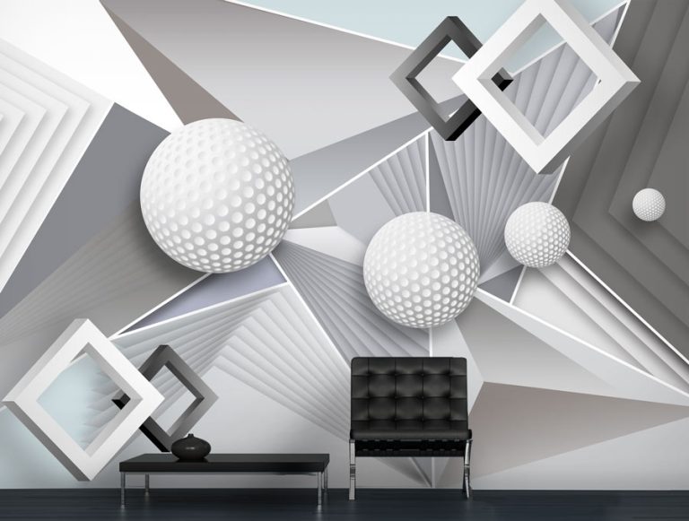 מדבקת טפט | צורות מעניינות