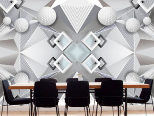 מדבקת טפט | צורות מעניינות מאוד