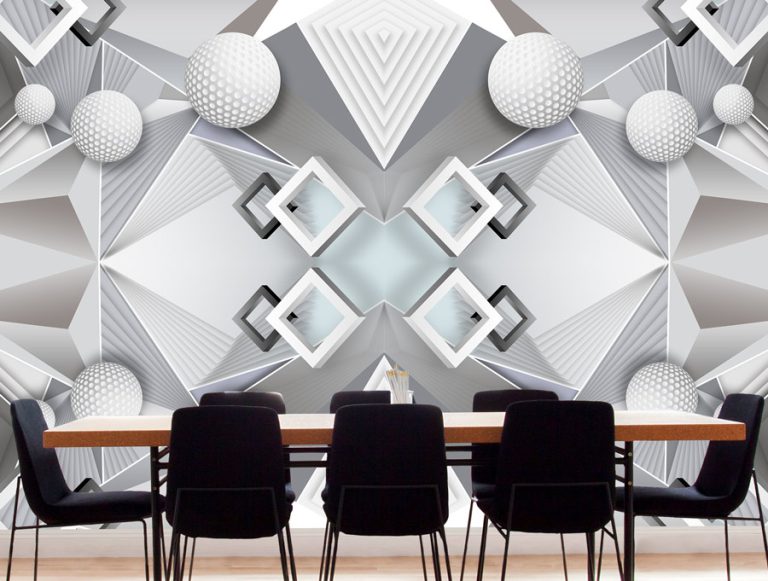 מדבקת טפט | צורות מעניינות מאוד