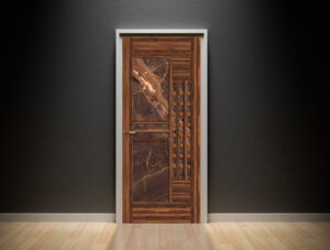 טפט לדלת | עיצוב עץ ושיש