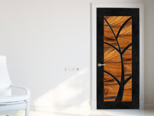 טפט לדלת | עץ צורני