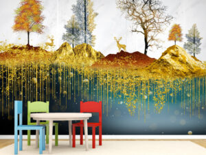 מדבקת טפט | אילים ביער קסום