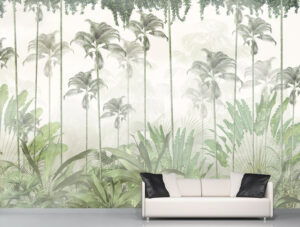 מדבקת טפט | דקלים ארוכים ארוכים