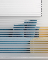 מדבקה חלבית | פסים עם מרווחים מתקצרים