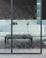 מדבקה חלבית | עיגולים בתוך עיגולים