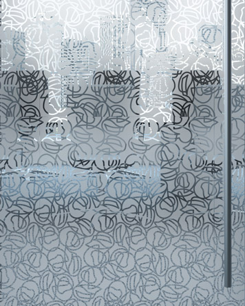 מדבקה חלבית | צורות אבסטרקטיות