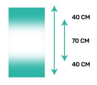 מדבקה חלבית | פייד מהאמצע 70 ס"מ